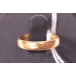 22ct gold wedding band