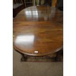 20th Century mahogany dining wind out dining table