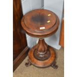 VIctorian walnut pedestal