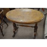 Victorian walnut side table
