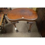 20th Century kidney shaped occasional table