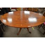 20th Century yew breakfast table