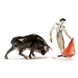 Rosenthal bull fighter and bull group