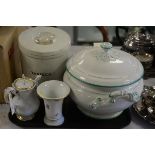 Mixed china including Meissen