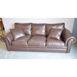 Duresta leather sofa