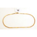 9ct yellow gold necklace