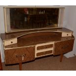 1970s simulated rosewood dressing table