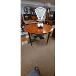 Mid Century teak circular dining table