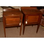 Pair of Edwardian washstands