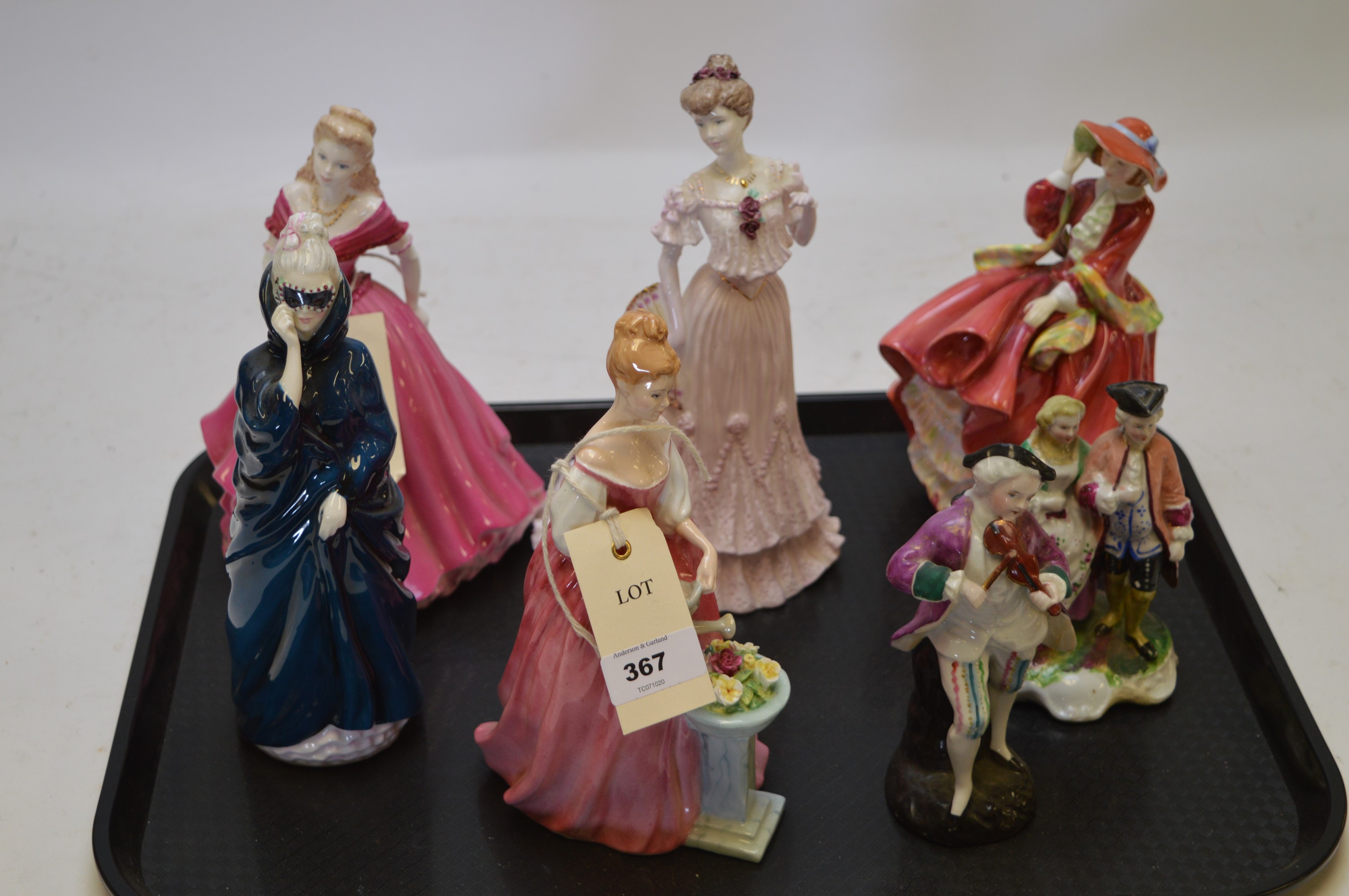 Royal Doulton, Coalport and other figurines