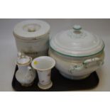 Mixed china including Meissen
