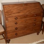 20th Century mahogany bureau