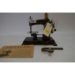 Childs sewing machine