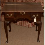 19th Century mahogany lowboy