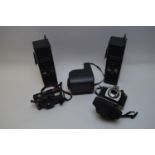 Cameras and walkie talkies