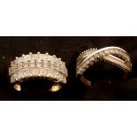 Two diamond dress rings