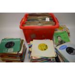 Beatles 45rpm singles; other pop and easy listening singles ; and gramophone records