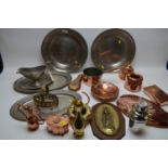 Copper, brass and plated items