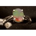 Ammolite ring