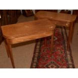 Two early 20th Century tea tables