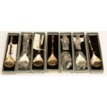 Seven silver apostle spoons