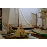 Model boats and pond yachts