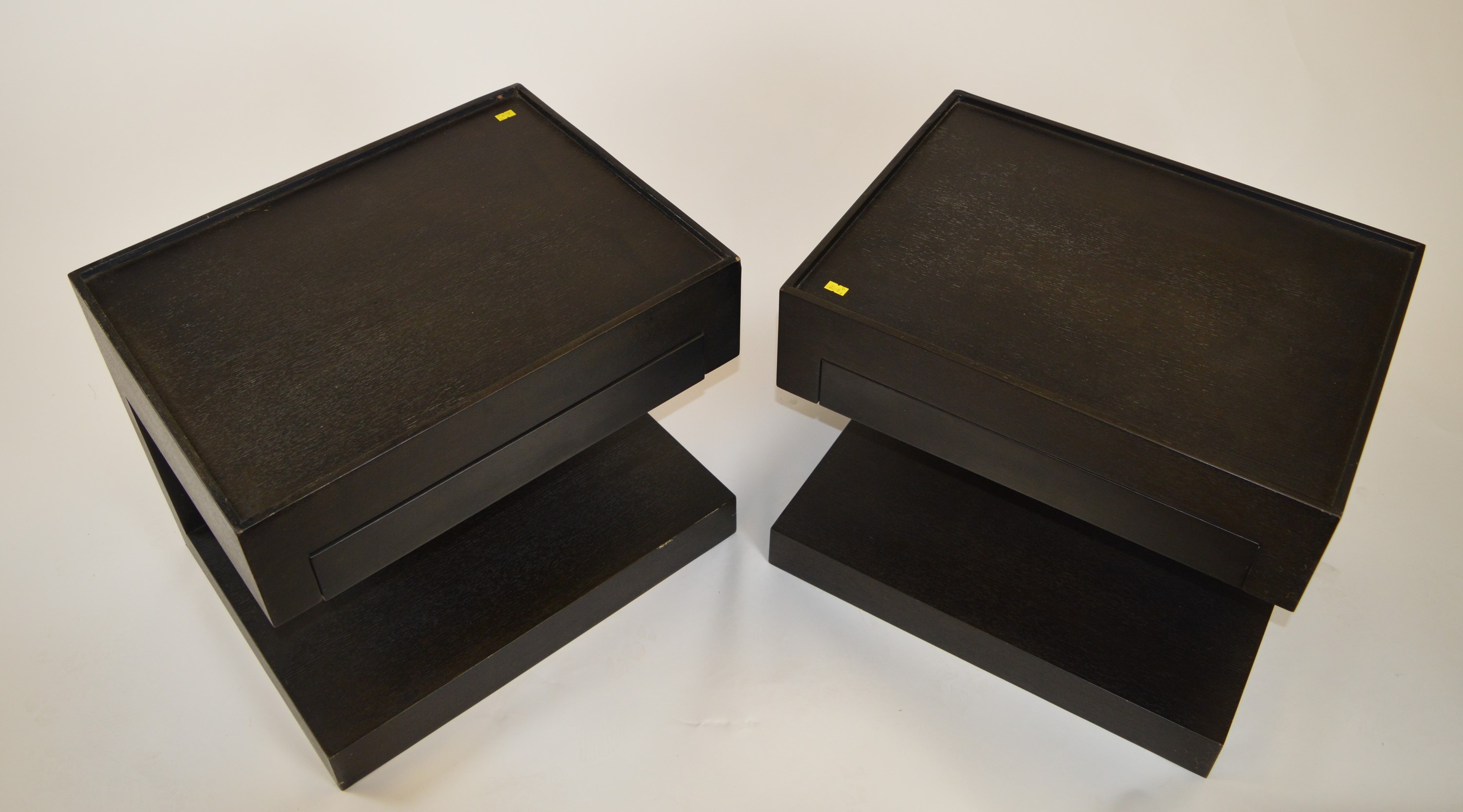 Andrew Martin: pair bedside tables supplied for an early project by Fiona Barratt Interiors.
