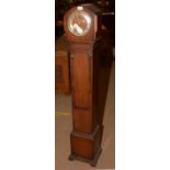 Early 20th Century oak cased grandmother clock