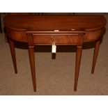 20th Century mahogany breakfront side table