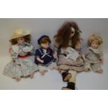 Four dolls