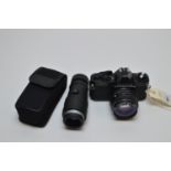 Pentax camera and monocular