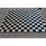 Modern checkerboard carpet