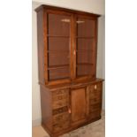 A Victorian rosewood estate cabinet