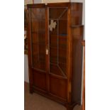 Oak Art Deco bookcase