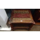 Victorian walnut commode