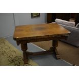 1930's oak dining table.