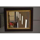 Rectangular wall mirror.