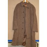 Harris tweed overcoat