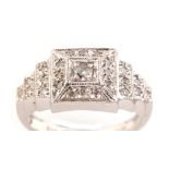 Diamond dress ring