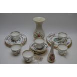 Miscellaneous ceramics, makers include: Rosenthal, Crown Devon, Royal Grafton, etc.
