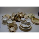 Ainsley dinner and tea ware; Saddler tea ware; and Royal Doulton Art Deco tureens.