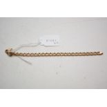 A 9ct gold bracelet