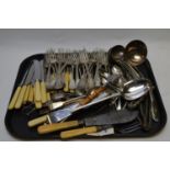 Assorted EPNS cutlery, Kings and Old English pattern, etc.