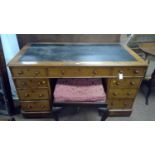 Victorian pedestal desk.