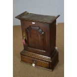 Georgian oak cupboard.