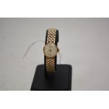 9ct gold Longines cocktail watch