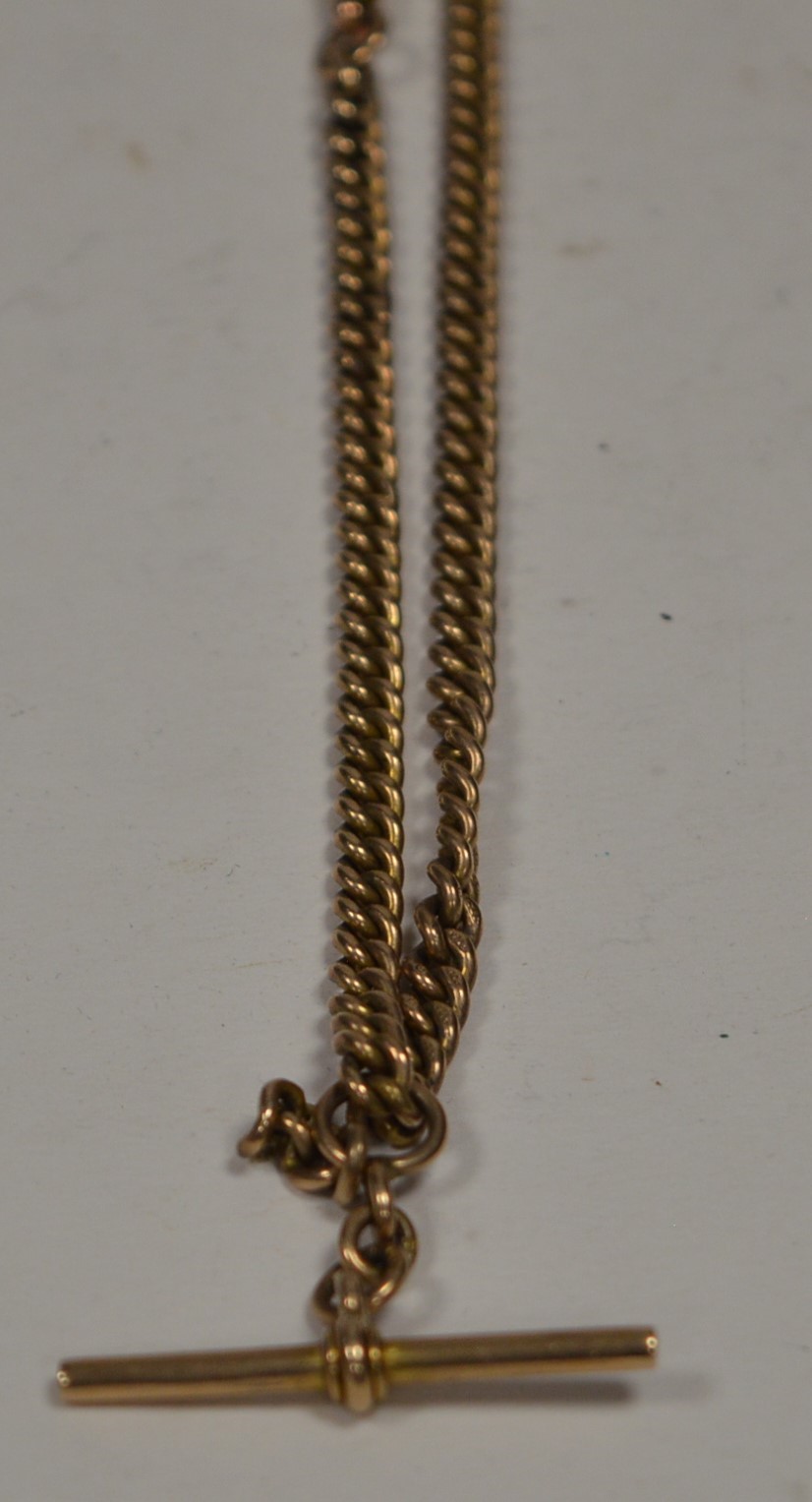 9ct yellow gold watch chain