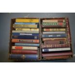 Assorted Folio Society books, including: My Life; Thomas Bewick; The Twelve Ceasars; The London