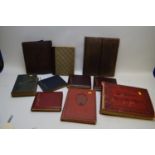 Assorted photograph albums relating to Ardewell House; and two leather cases.