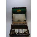 Vintage accordion by Soberano.